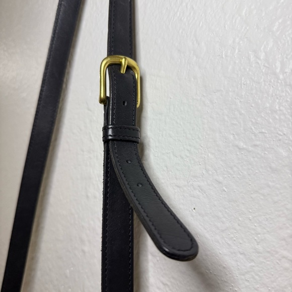 Vintage Black Leather Willis Coach Purse Crossbody Bag - Picture 6 of 16